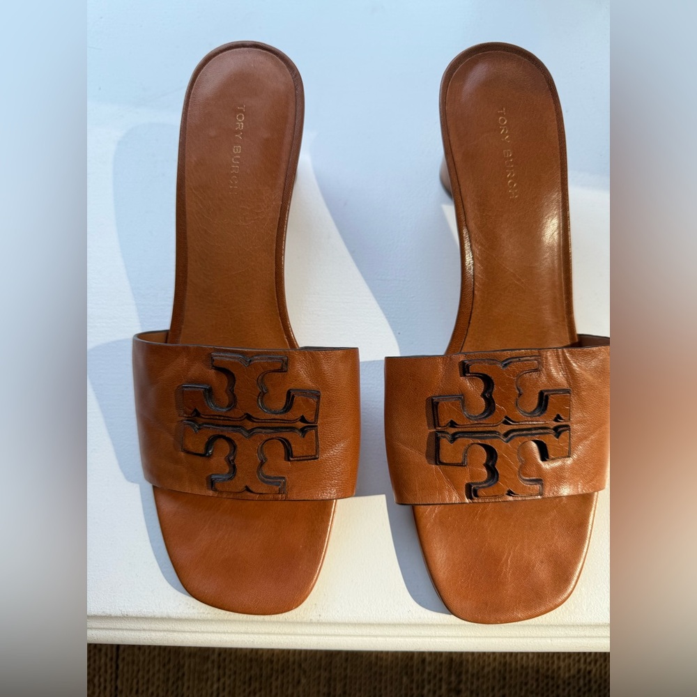 Tory Burch Ines Leather Slide Sandals